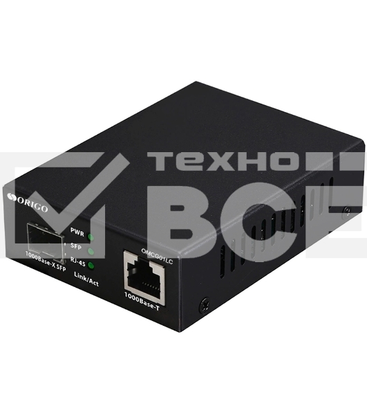 Автономный медиаконвертер ORIGO 1000Base-T / 1000Base-X SFP