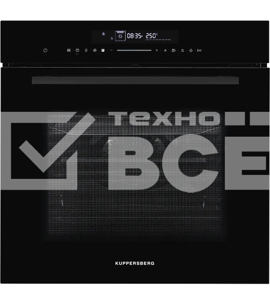 Встраиваемый духовой шкаф Kuppersberg HK 616 Black ШхВхГ: 59.5х59.6х56.5 см, 72 л, гидролизная очистка, черный цвет