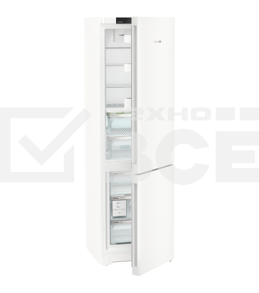 Холодильник Liebherr CBNC 5723-22 001 белый двухкамерный 255/94л морозилка снизу