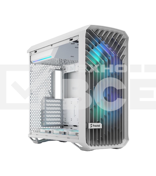 Корпус ПК без блока питания Fractal Design Torrent RGB TG Clear Tint, Full-Tower, 2x180mm + 3x140mm RGB, 2xUSB-A 3.2 + 1xUSB 3.2 Type-C E-ATX, SSI-CEB, SSI-EEB, ATX, mATX, mITX White