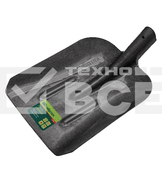 Лопата совковая, 235х285, ребра жесткости, рессорная сталь, 0,7 кг, без черенка Сибртех