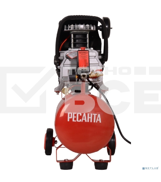 Компрессор поршневой Ресанта КП-24/260М масляный 260л/мин 24л 2000Вт красный/черный