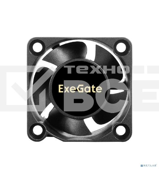 Вентилятор для корпуса ExeGate ExtraSilent ES04020S3P-5 черный, 40 мм, 4800 об/мин, 21 дБ, 3 pin