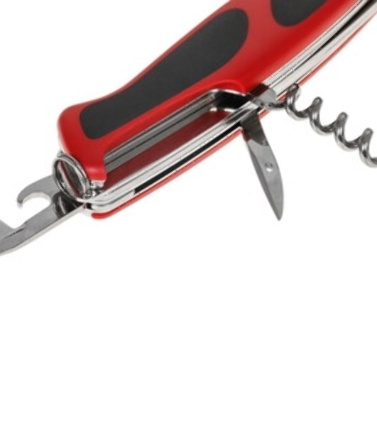 Нож перочинный Victorinox RangerGrip 79 (0.9563.MC) 130мм 12функций красный/черный карт.коробка