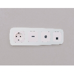 Комплект механизма компьютерной розетки RJ-45 экранированной с автоматической защитной шторкой OMEGA Жемчуг QUANT (OP2120, VM185) MO212005, фото4