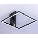 Светильник Ambrella light FL51464/1+1 BK черный 70W 3000K-6400K+4200K 500*500*110 (ПДУ РАДИО 2.4G), фото 1