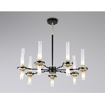 Люстра Ambrella light LH55353/14 BK/CGD/CL черный/золото/прозрачный G9/14 max 30W D750*690, фото3