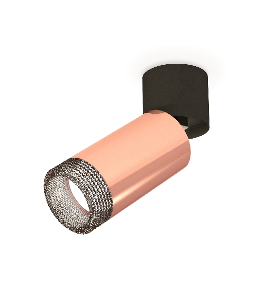 Светильник Ambrella Light XM6326041 PPG/BK/BK золото розовое полированное/черный/тонированный (A2221, C6326, N6151)
