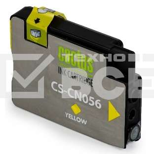 Картридж струйный Cactus CS-CN056 №933 желтый (14 мл) для HP OfficeJet 6600