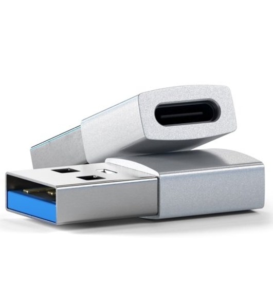 Адаптер Satechi USB Type-A to Type-C. Цвет серебристый.