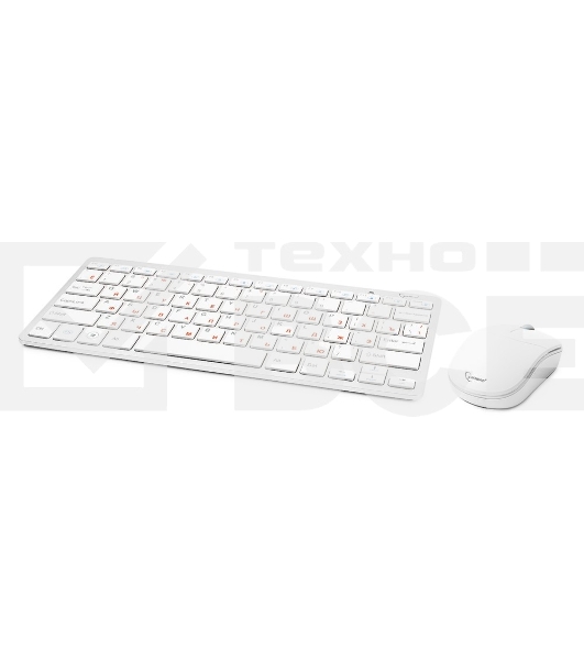 Клавиатура+мышь Gembird KBS-7001-RU {Wireless, ноутбучн. механизм клавиш 2.4ГГц/10м, мини-приемник- USB}