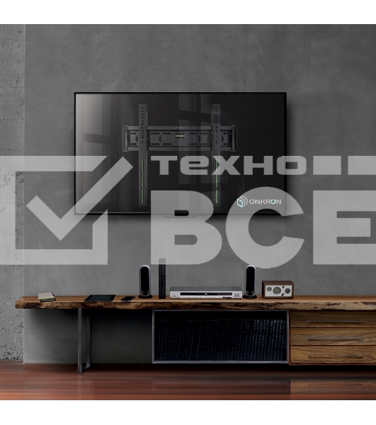 Кронштейн ONKRON FM5 / 32-55'' макс 400*400 наклон 0º от стены: 29мм макс вес 56,8кг