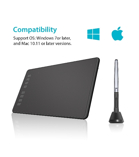 Планшет для рисования Huion Inspiroy H950P USB черный