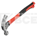 Молоток-гвоздодер Matrix ''optimal'', 450 г, боек c магнитом,фибергласовая обрезиненная рукоятка, фото5