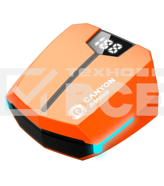 Наушники игровые CANYON headset Doublebee GTWS-2 Gaming Orange