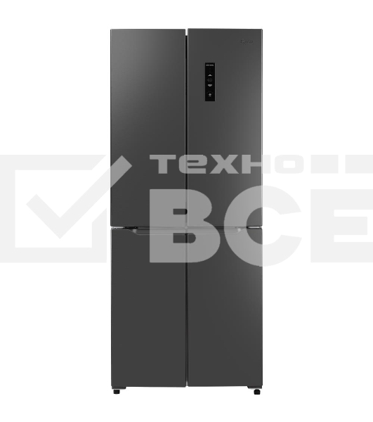 Холодильник Бирюса CD 405 DI темная нержавеющая сталь двухкамерный 289/130л морозилка снизу Side by Side