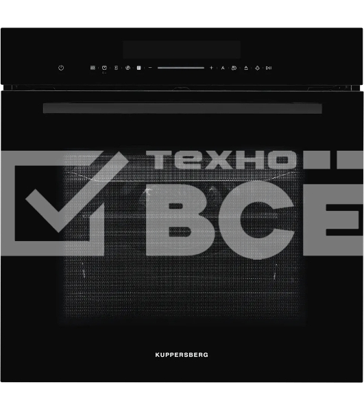 Встраиваемый духовой шкаф Kuppersberg HK 616 Black ШхВхГ: 59.5х59.6х56.5 см, 72 л, гидролизная очистка, черный цвет
