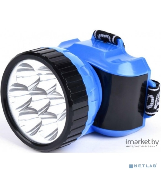 Аккумуляторный светодиодный налобный фонарь Smartbuy SBF-24-B 7 LED синий