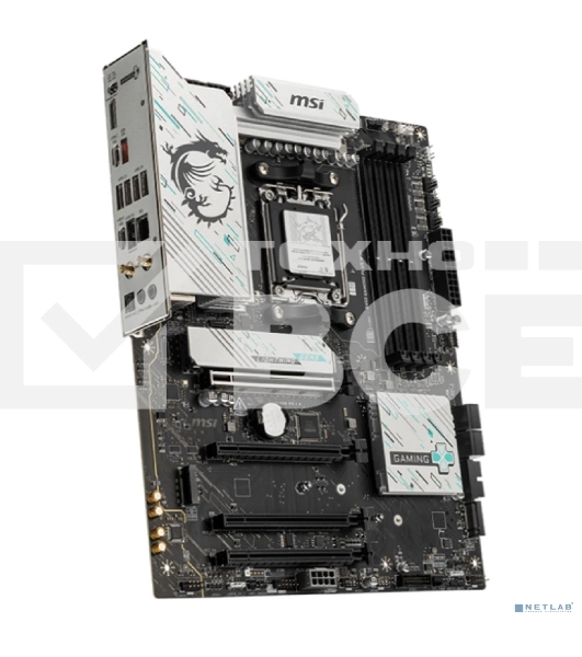 Материнская плата MSI B850 GAMING PLUS WIFI SocketAM5 AMD B850 4xDDR5 ATX AC`97 8ch(7.1) 5Gigabit RAID+DP