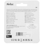 Флешка USB Netac U182 (NT03U182N-256G-32RE), 256Gb, USB 3.0, R/W 70/30, черный/красный, фото 1