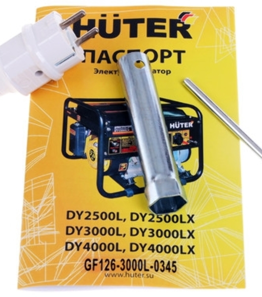 Электрогенератор бензиновый Huter DY3000L, 2.8 кВт, 67 дБ, 39 кг
