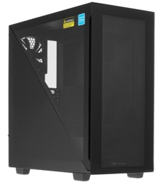 Компьютерный корпус Thermaltake Divider 300 TG ARGb черный без БП ATX 2x120мм 2xUSB 3.0 audio front door bott PSU