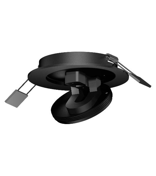 Крепеж для корпуса A2242 SBK черный песок D90*H40mm Out14 (для корпуса D60mm)