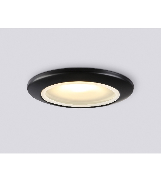 Светильник Ambrella light TN111 BK черный IP44 GU5.3 D93*33