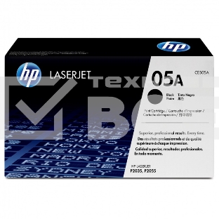 Картридж лазерный HP CE505A черный LJ P2055/P2035 (2300стр.)