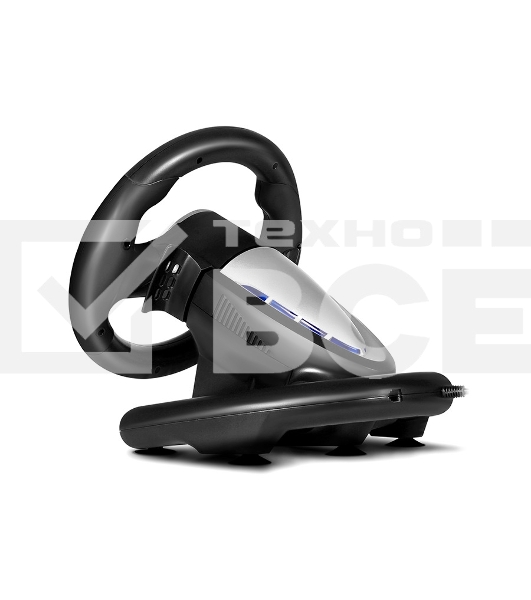 Руль SVEN GC-W500 (педали, вибро, скоба, лепестки, D-pad, 10 кл, резин. вставки, PC/Xinput)