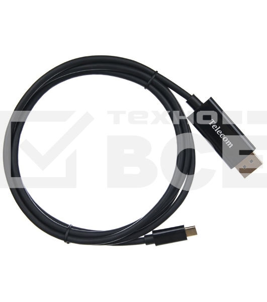 Кабель Telecom USB3.1 Type-Cm --> DP(m) 4K@30Hz, 1.8m <TCC010-1.8M>