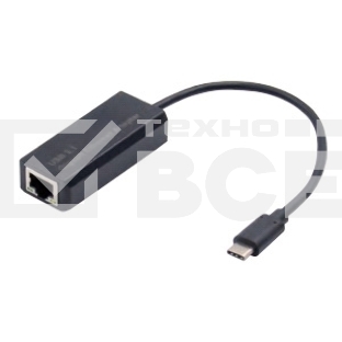 Кабель-адаптер Exegate EX283721RUS EXE-736 USB3.0 Type C --> UTP 1000Mbps AX88179