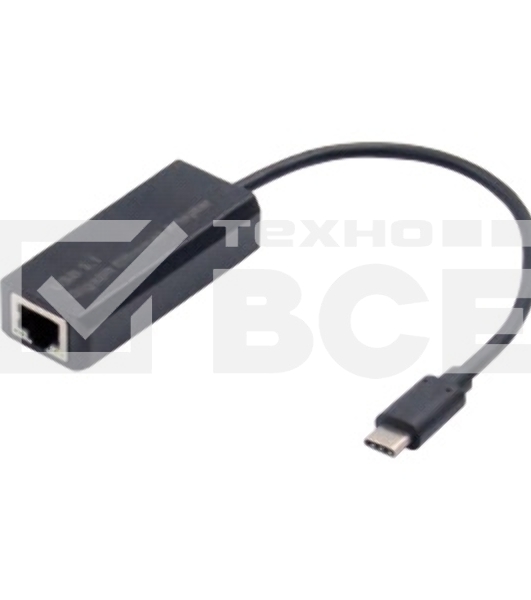Кабель-адаптер Exegate EX283721RUS EXE-736 USB3.0 Type C --> UTP 1000Mbps AX88179