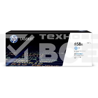 Картридж лазерный HP 658A W2001A голубой для HP CLJ Enterprise M751 (6000стр.)