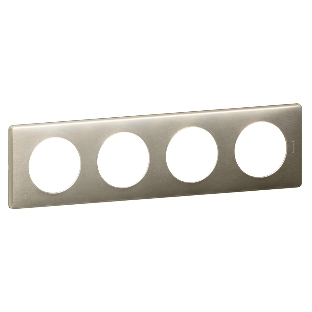 Рамка 4 поста титан Celiane