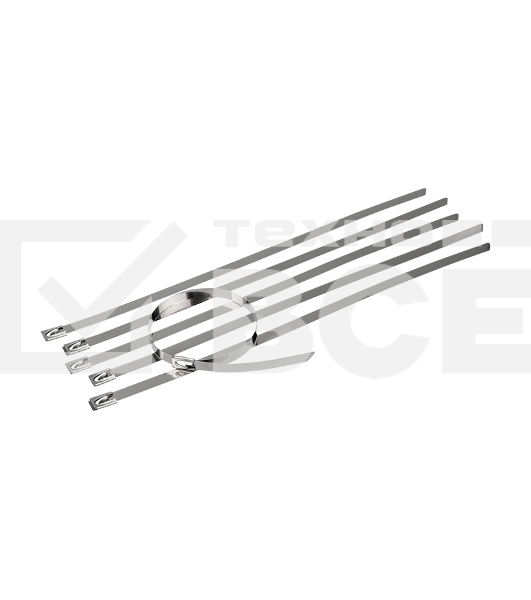 Хомут-стяжка стальной Rexant 300x7,9 мм, упаковка 100 шт.