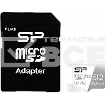 Флеш карта microSDXC 512Gb Class10 Silicon Power SP512GbSTXDA2V20SP Superior + adapter, фото2