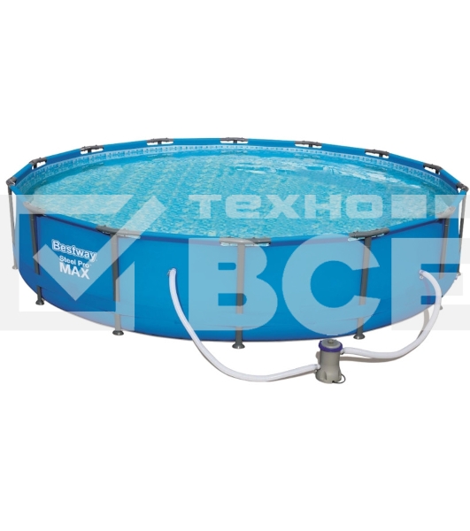 Бассейн каркасный Steel Pro Max с ф-насосом 427х84см, 10220 л, 56595 Bestway