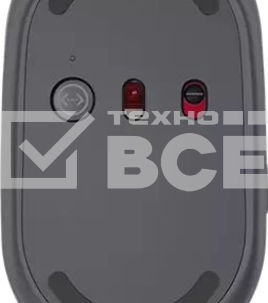 Мышь беспроводная Lenovo Go серый, 2400 dpi, радиоканал, USB-C, кнопки - 3