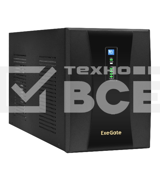 Источник бесперебойного питания  ExeGate EX292615RUS SpecialPro UNB-3000.LED.AVR.2SH.4C13.RJ.USB <3000VA/1800W,LED, AVR,2*Schuko+4*C13,RJ45/11,USB, металлический корпус, Black>