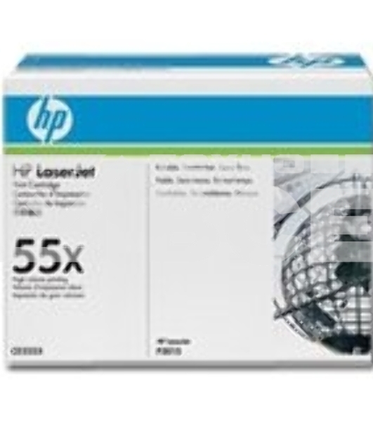 Картридж лазерный HP CE255X черный для LaserJet P3015/P3015d/P3015dn/P3015x 12500 стр.