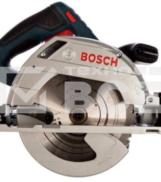 Пила циркулярная BOSCH GKS 55+ GCE (0.601.682.100)1350Вт 2100-4700об/мин 90°/45°- 63/47мм 3.8кг