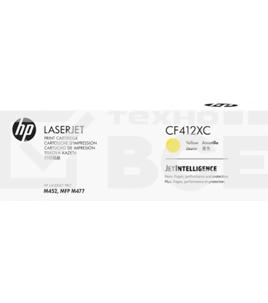 Контрактный Картридж лазерный HP 410X Contractual High Yield Yellow Original LaserJet Toner Cartridge