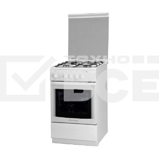 Газовая плита Deluxe ELECTRONICS 506040.05г(кр) ШхГхВ 50x60x85,термометр, система газ-контроль духового шкафа.белая