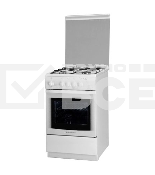 Газовая плита Deluxe ELECTRONICS 506040.05г(кр) ШхГхВ 50x60x85,термометр, система газ-контроль духового шкафа.белая