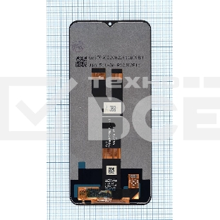 Дисплей для Realme C21/C11 2021 черный