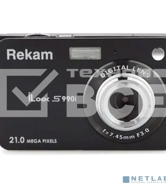 Фотоаппарат Rekam iLook S990i черный 21Mpix 2.7