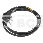 Шнур сетевой Energy Series, ПВС, 1,5 м, 3х1,5 мм, с неразборной вилкой, черный Denzel, фото4