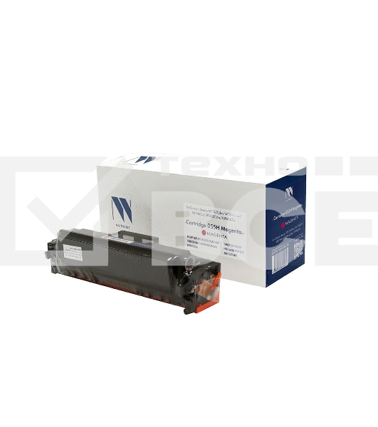 Картридж лазерный NVP совместимый NV-055H Magenta (БЕЗ ЧИПА) для Canon i-Sensys MF742Cdw/MF744Cdw/MF746Cx/LBP663Cdw/LBP664Cx (5900k)