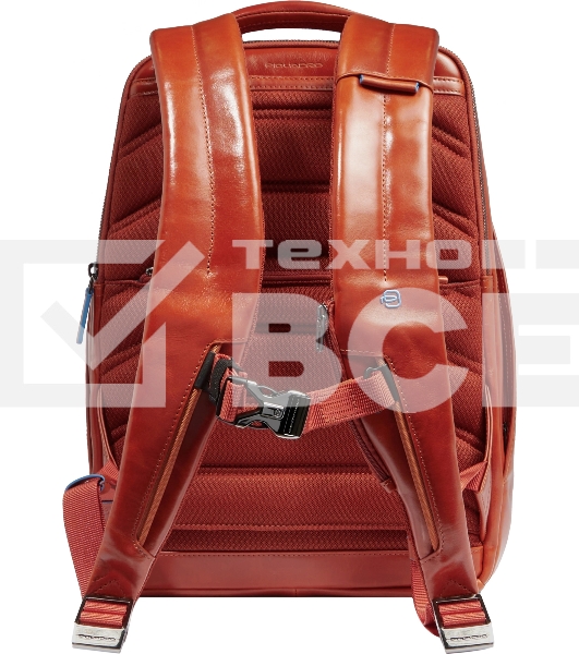 Рюкзак мужской Piquadro Blue Square CA6591B2/CU4, кожа, табачный
